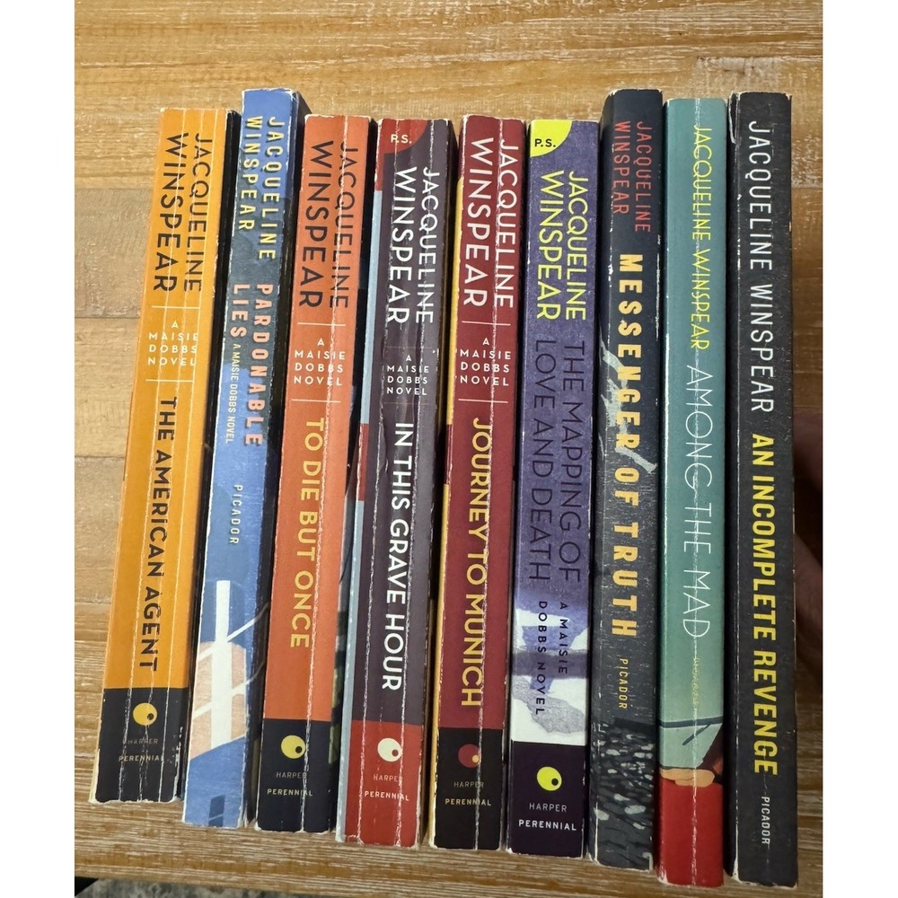 Jacqueline Winspear Maisie Dobbs Mystery 9 Book Lot - Picture 2 of 5